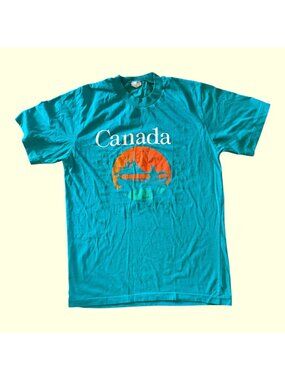 Vintage Canada Tourist Single Stitch Tee Canadiana L